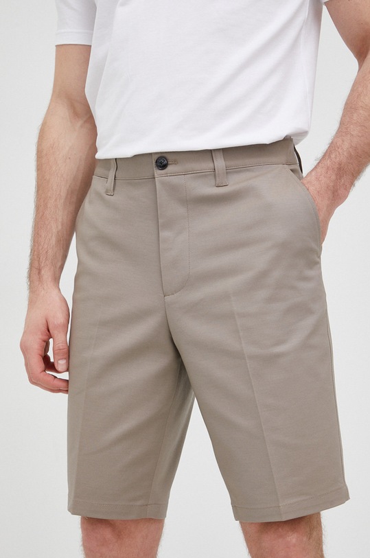 Kraťasy Emporio Armani látka béžová 8N1PB3.1NGCZ.NOS