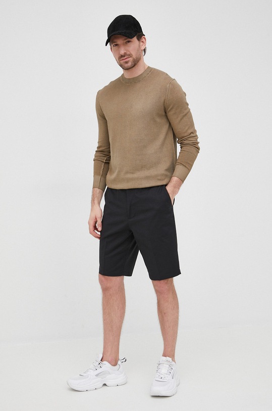 Emporio Armani pantaloni scurti 8N1PB3.1NGCZ.NOS negru AA00