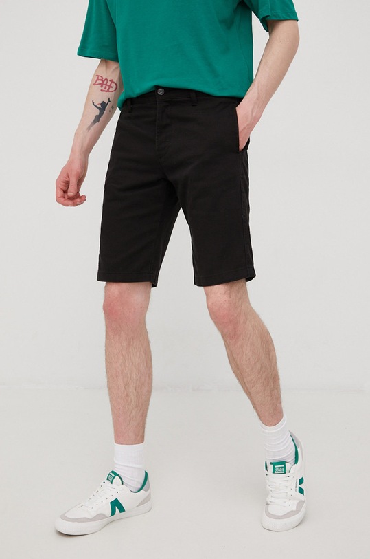 Хлопковые шорты Only & Sons хлопок чёрный 22021818.Black