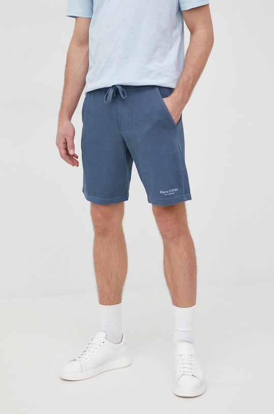 Marc O'Polo szorty bawełniane bawełna granatowy M23400317028