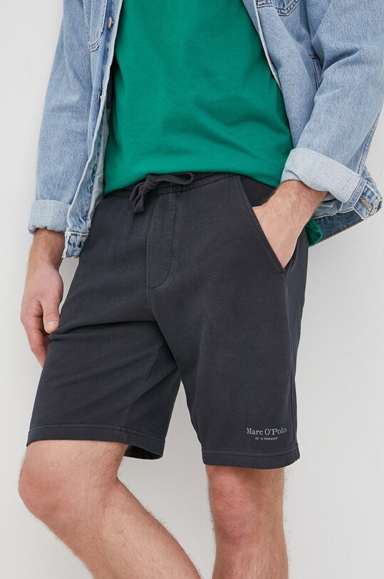 Marc O'Polo szorty bawełniane bawełna granatowy M23400317028