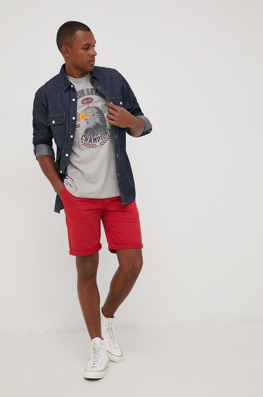 Kraťasy Solid 21200395.794273 červená AA00