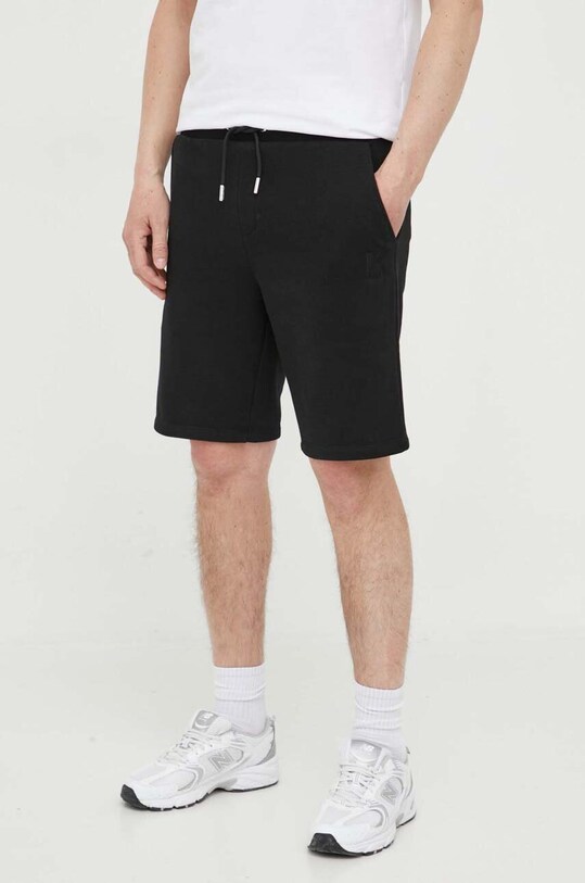 Karl Lagerfeld pantaloni scurti tricotaj negru 500900.705889