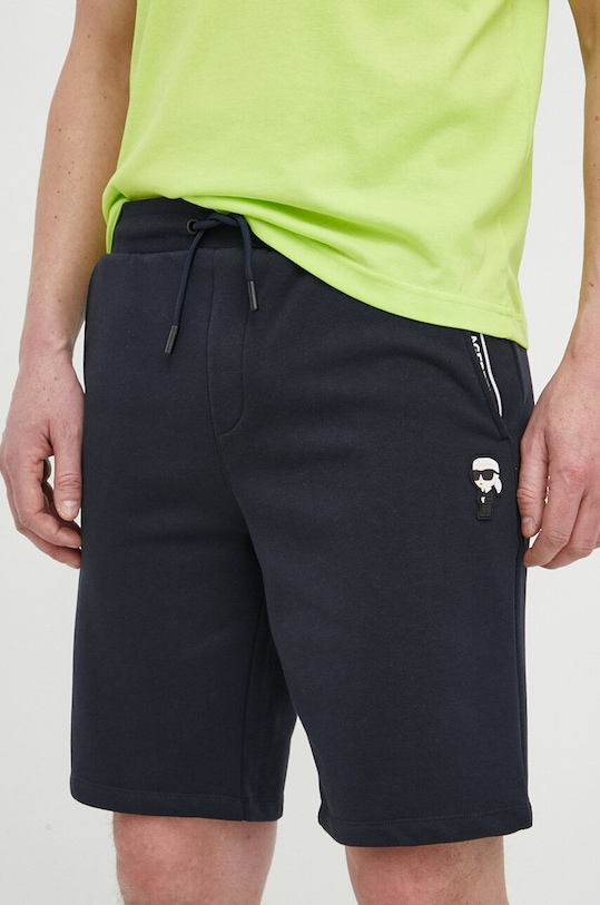Karl Lagerfeld pantaloni scurți tricotaj bleumarin 500900.705897