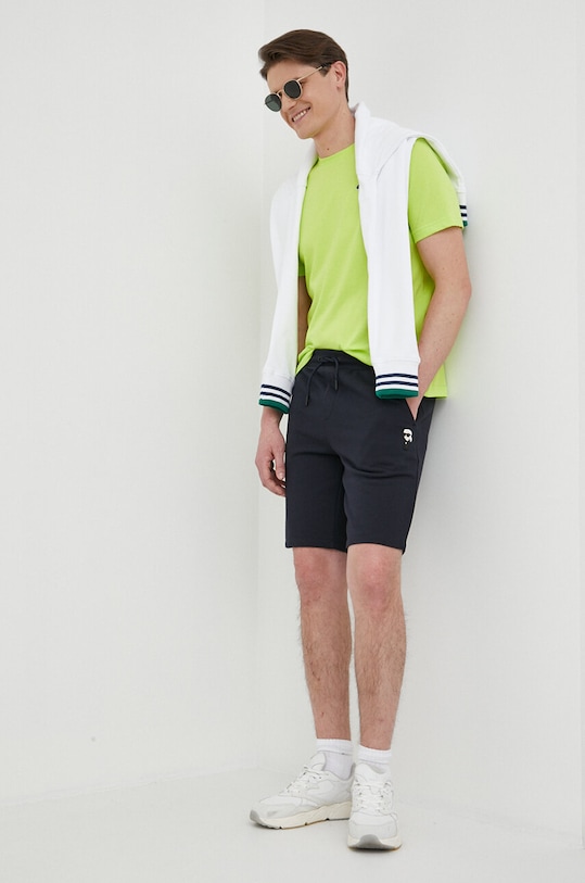 Karl Lagerfeld pantaloni scurți 500900.705897 bleumarin AA00