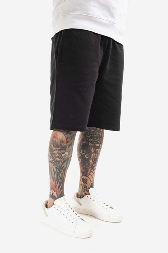 032C cotton shorts Sweatshorts SS22.C.3020 black