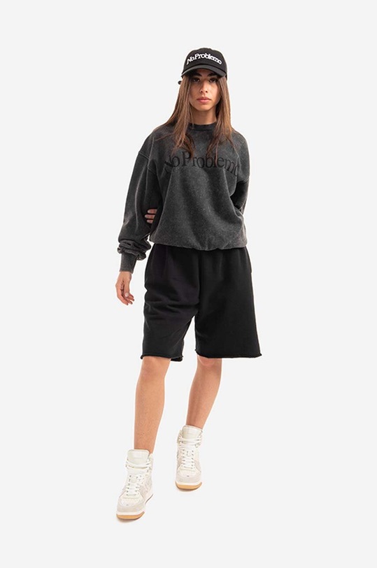 Clothing Aries cotton shorts Premium Temple AR33000 black