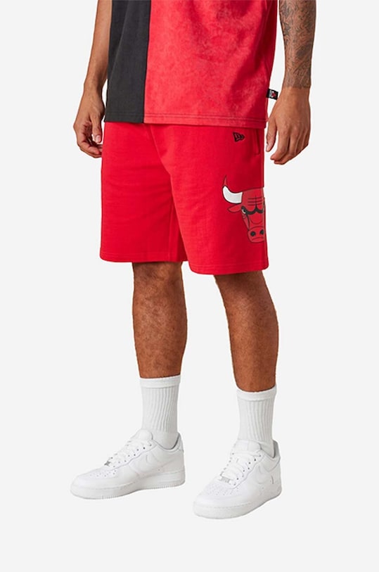 New Era szorty bawełniane Washed Logo Bulls