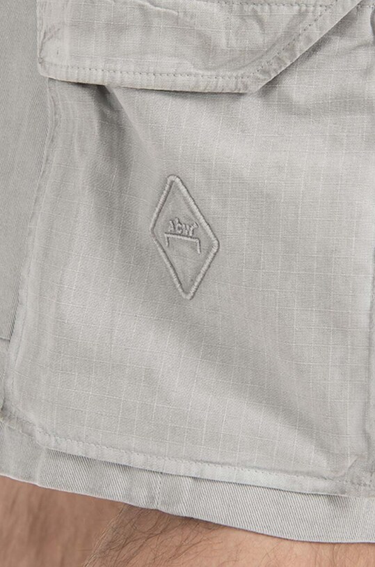 A-COLD-WALL* szorty bawełniane Density Shorts szary ACWMB108.