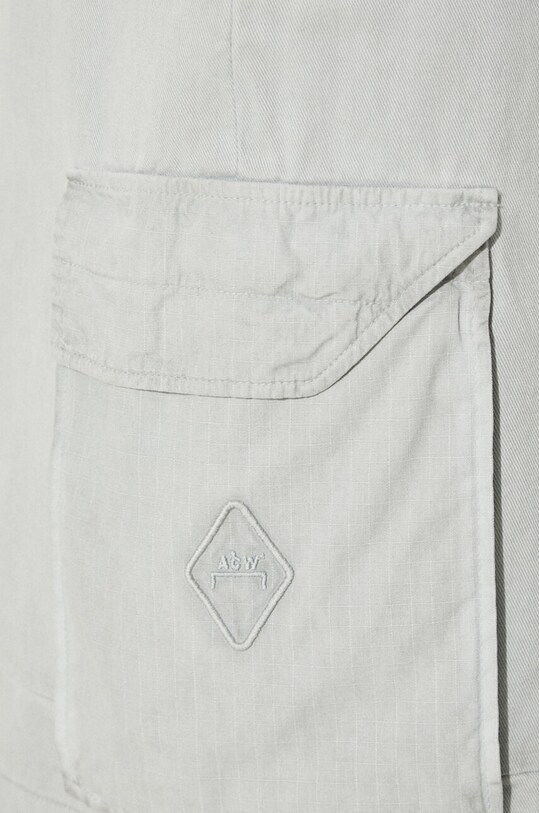 A-COLD-WALL* cotton shorts Density Shorts ACWMB108. gray