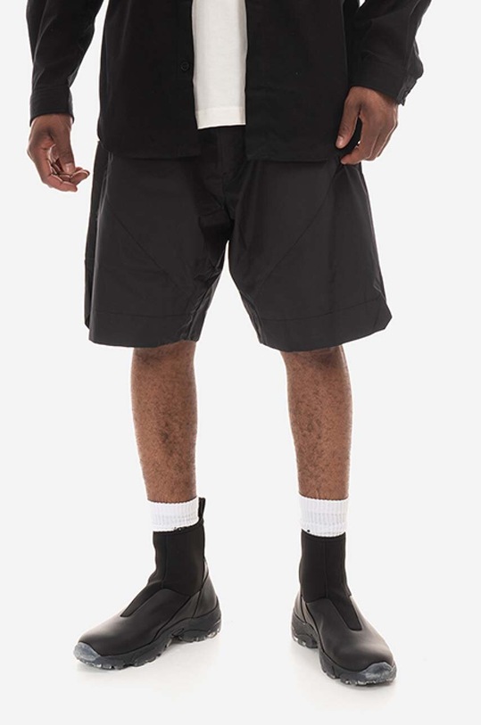Kraťasy A-COLD-WALL* Nephin Storm Shorts ACWMB142 BLACK látka černá ACWMB142.