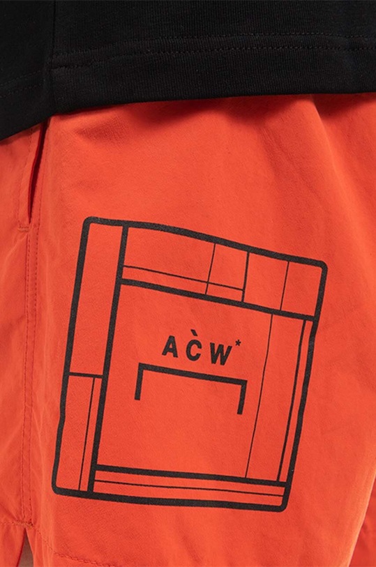 A-COLD-WALL* szorty Natant Short ACWMSW001. pomarańczowy