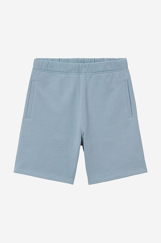 Îmbrăcăminte Carhartt WIP pantaloni scurți din bumbac Pocket Sweat I027698. albastru
