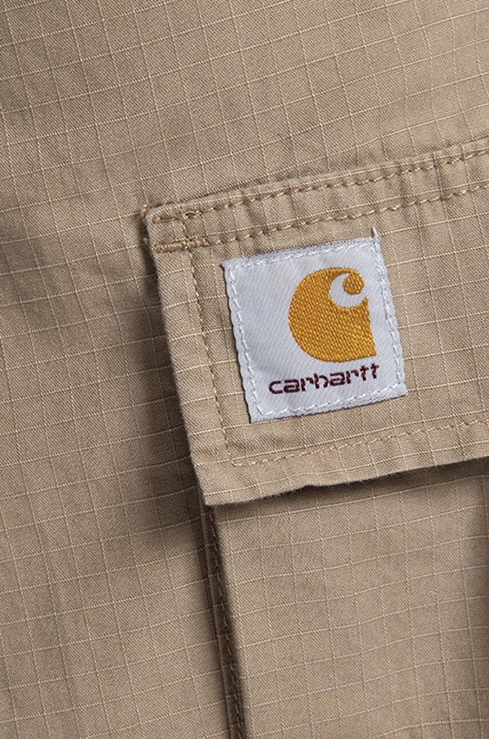 Pamučne kratke hlače Carhartt WIP Regular Cargo smeđa I028246.