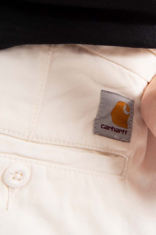 Carhartt WIP cotton shorts Johnson beige I019337.