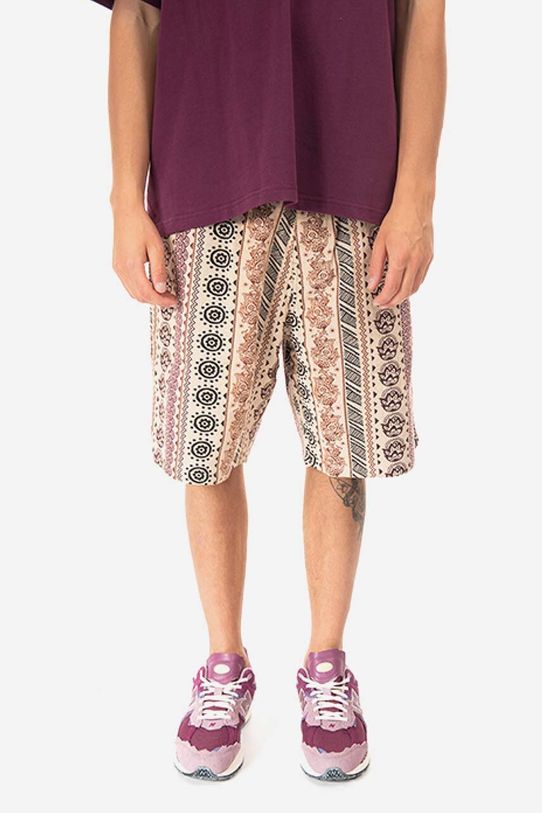 Σορτς PLEASURES εμπριμέ πολύχρωμο P22F038