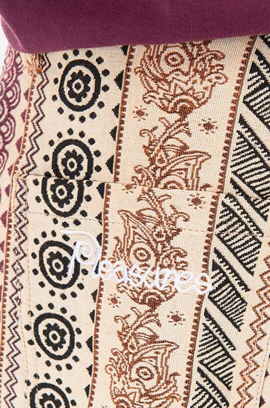 PLEASURES pantaloni scurți P22F038 multicolor