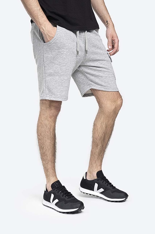 Σορτς Alpha Industries Terry Short πλεκτό ύφασμα γκρί 116214.17