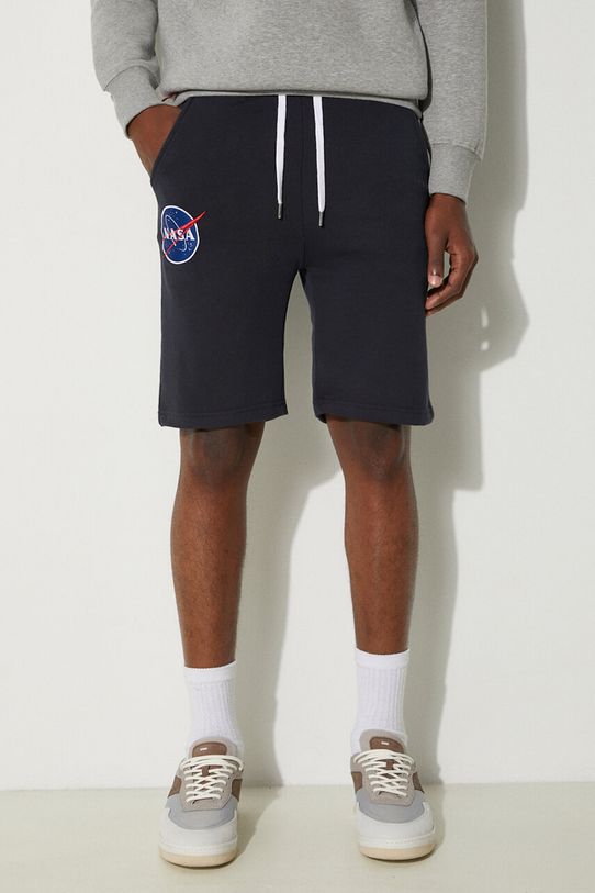 Alpha Industries pantaloni scurți tricotaj bleumarin 116362.07