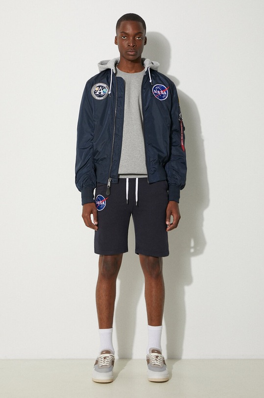 Alpha Industries pantaloni scurți 116362.07 bleumarin AA00