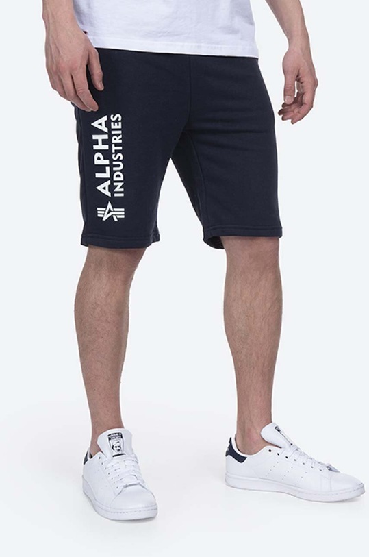 Alpha Industries shorts Basic overprint navy 116364.07