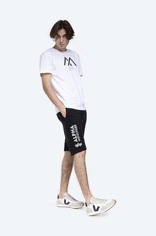 Kratke hlače Alpha Industries Basic 116364FP.530 crna AA00