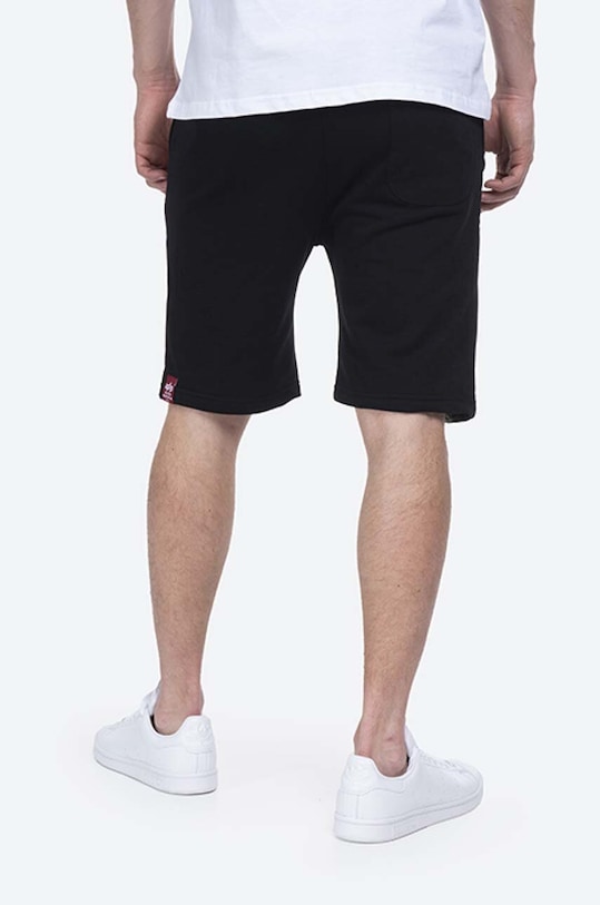 Îmbrăcăminte Alpha Industries pantaloni scurți Al Sweat 116365.03 negru