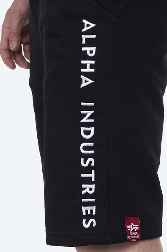 Alpha Industries pantaloni scurți Al Sweat negru 116365.03