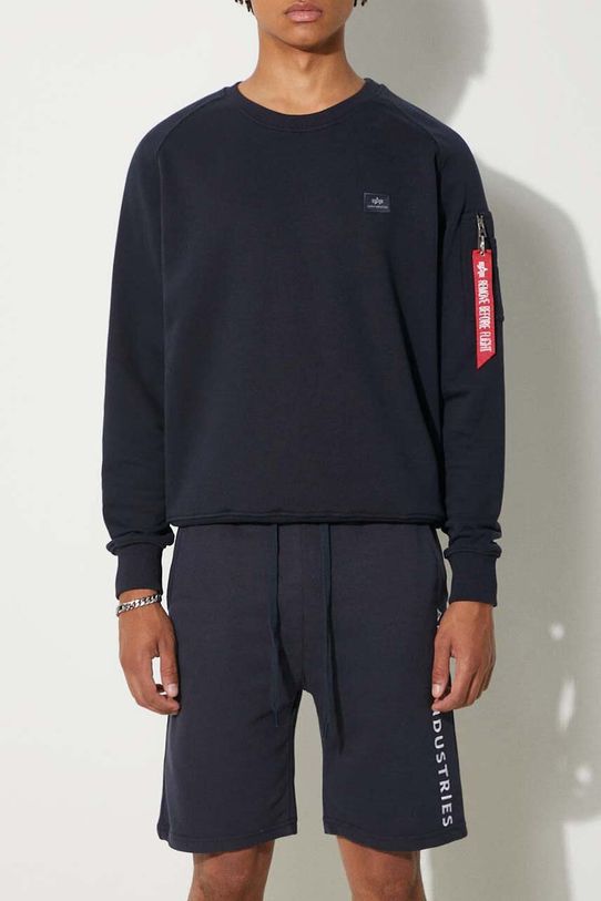 Alpha Industries shorts Al Sweat overprint navy 116365.07
