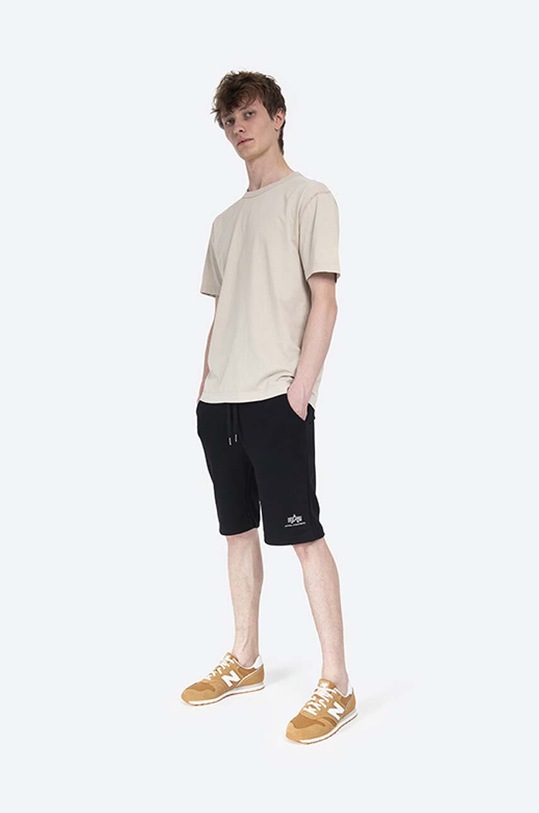 Σορτς Alpha Industries Basic 116363FP.530 μαύρο AA00