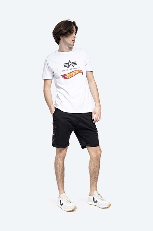 Alpha Industries pantaloni scurți Kerosene Patch 116212.03 negru AA00