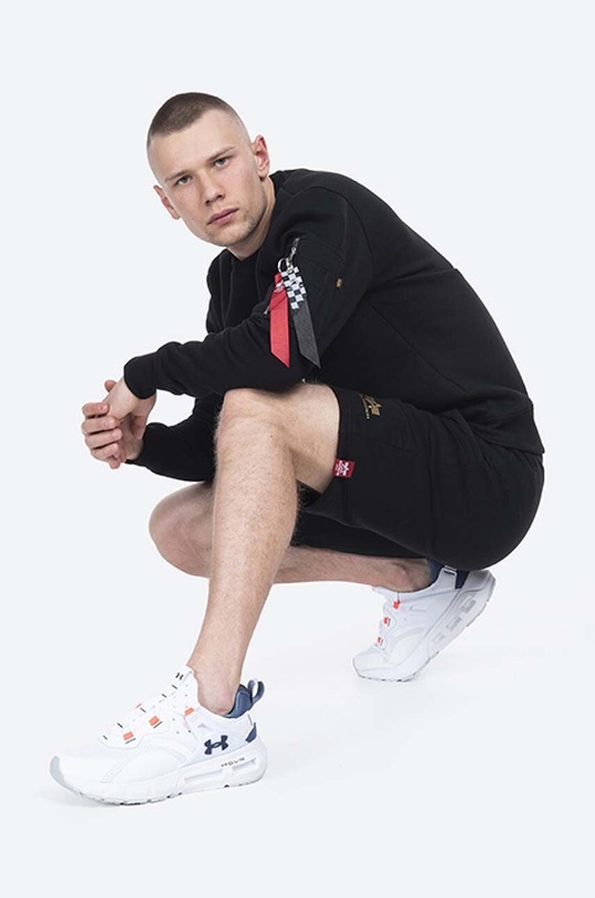 Alpha Industries pantaloni scurți Basic 116363FP.583 negru