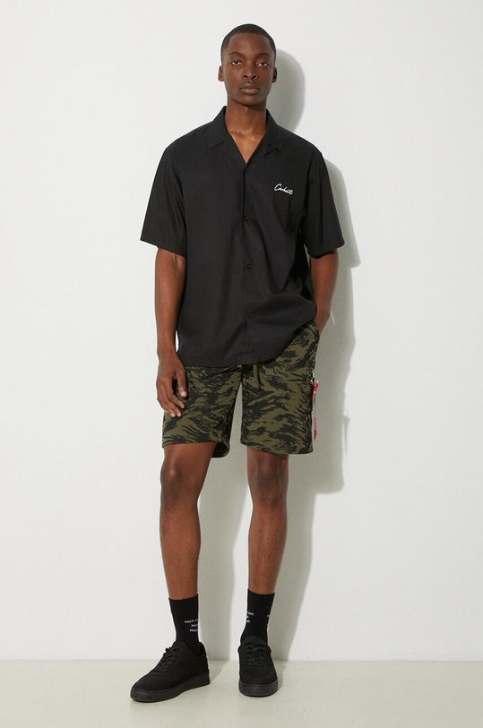 Alpha Industries shorts X-Fit Cargo Short Camo 166301C.634 green AA00