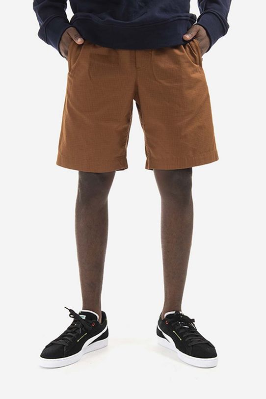 Бавовняні шорти Wood Wood Alfred бавовна коричневий 12215210.5274