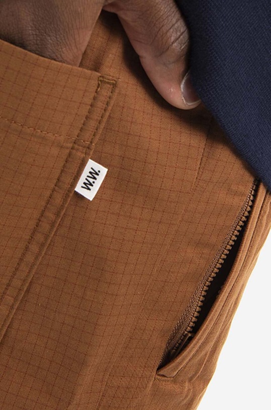 Бавовняні шорти Wood Wood Alfred коричневий 12215210.5274