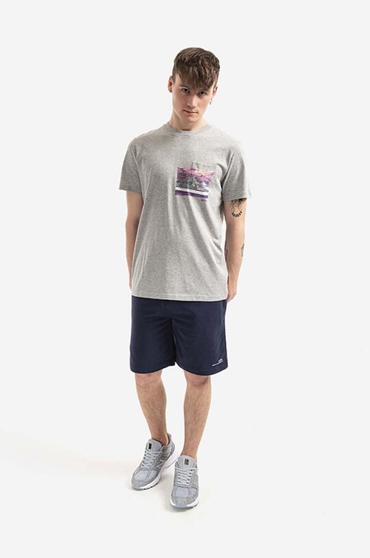 Бавовняні шорти A.P.C. Item Short COEAS.H10148 темно-синій AA00