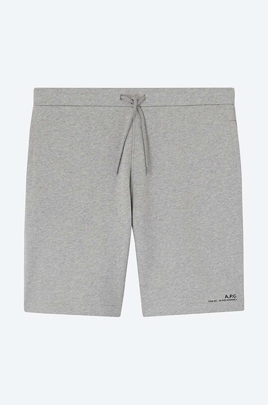 Bavlnené šortky A.P.C. Item Short COEAS-H10148 BLACK COEAS.H10148 sivá