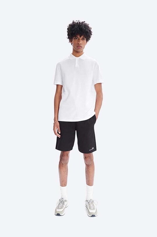 A.P.C. pantaloni scurți din bumbac Item Short COEAS.H10148 negru AA00