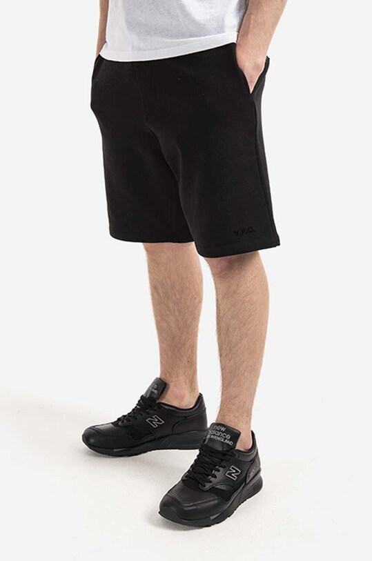 A.P.C. pantaloni scurți din bumbac