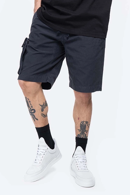 Bavlněné šortky Maharishi Wild Ones Trackshorts 2092 BLACK bavlna černá 2092.BLACK