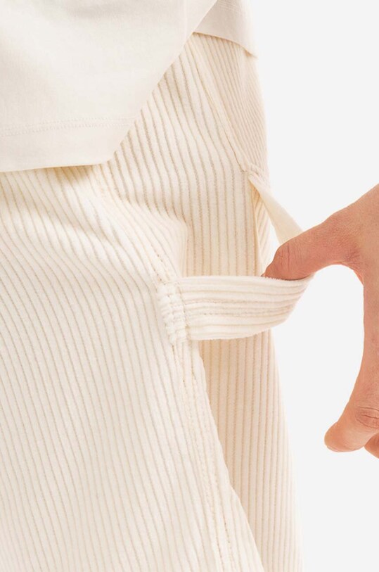 Drôle de Monsieur pantaloni scurți din velur BS108 bej BS108.CREAM