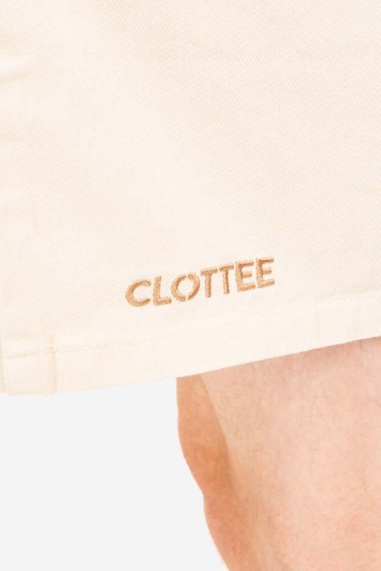 CLOTTEE cotton shorts Belted Shorts CTSR5007.CREAM