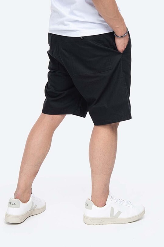 Îmbrăcăminte Norse Projects pantaloni scurți din bumbac Josef Cotton N35.0561.9999 negru
