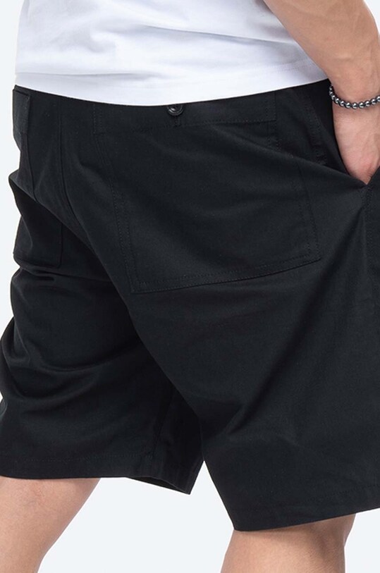 Norse Projects pantaloni scurți din bumbac Josef Cotton negru N35.0561.9999
