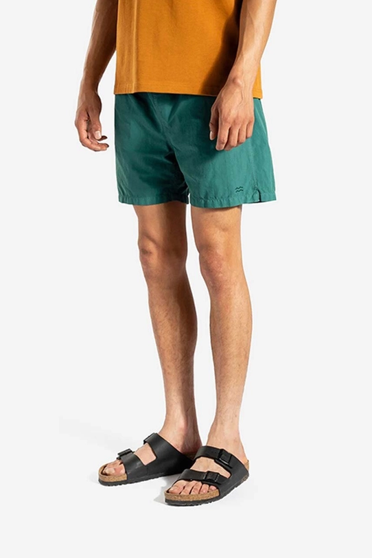 Kraťasy Norse Projects Hauge Swimmers hladký zelená N35.0581.7184