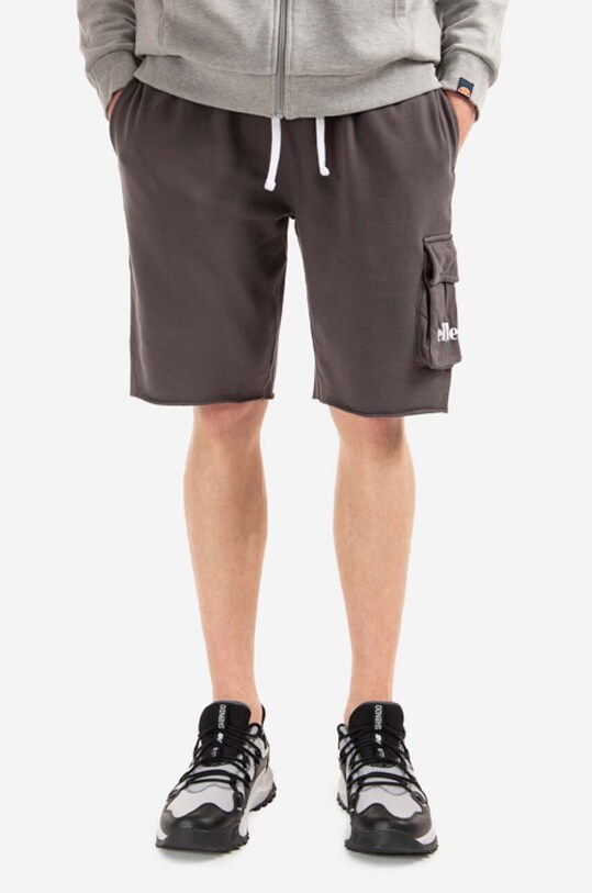 Ellesse szorty bawełniane bawełna szary SHM13798
