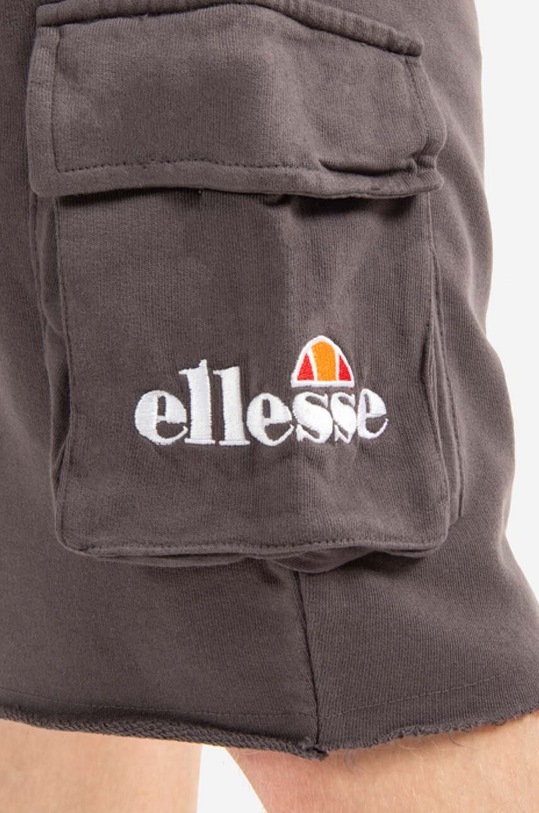 Бавовняні шорти Ellesse сірий SHM13798