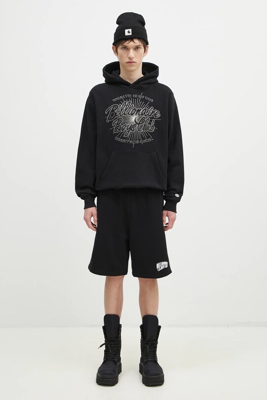Памучен къс панталон Billionaire Boys Club Szorty Small Arch Logo Shorts BC002 BLACK BC002 черен