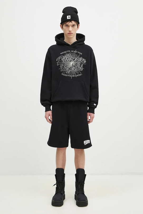 Billionaire Boys Club szorty bawełniane Szorty Small Arch Logo Shorts BC002 BLACK BC002 czarny