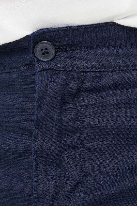 United Colors of Benetton pantaloni scurti din in 4AGH59548.016 bleumarin